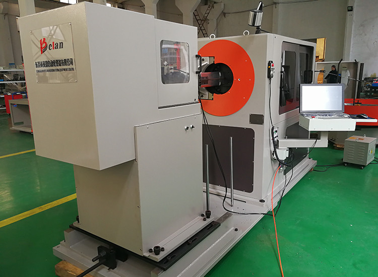 汽車千斤頂升降手搖桿貝朗的倒角折彎組合機(jī)能做嗎？